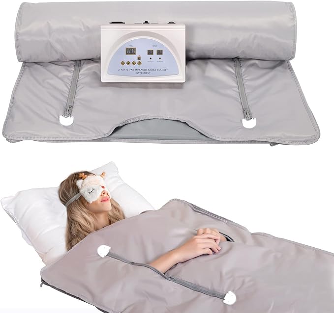 RODOVIA Sauna Blanket for Detoxification â€” Far Infrared, 113-176Â°F, 5-60 Minute Timer