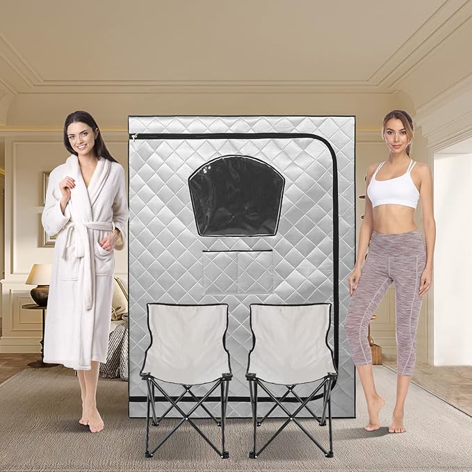 Gollense 2-Person Portable Steam Sauna Box (Tent Only, No Steamer)