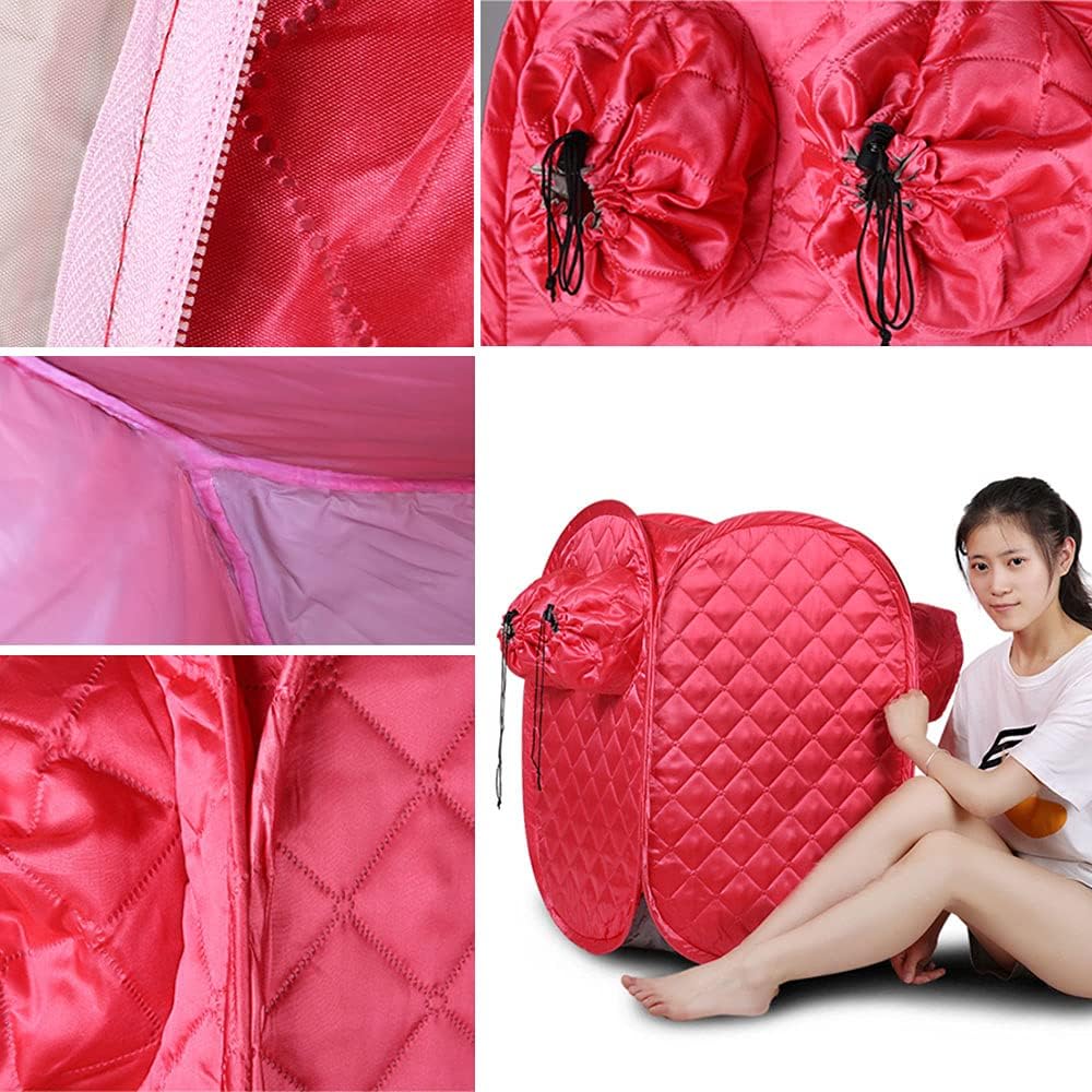 Chestnut-YX Double Person Steam Foot Bath Sauna Barrel 2L, 50x50x75cm, 220V