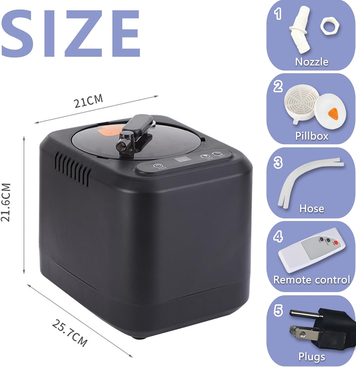 3L Large Capacity Sauna Steamer