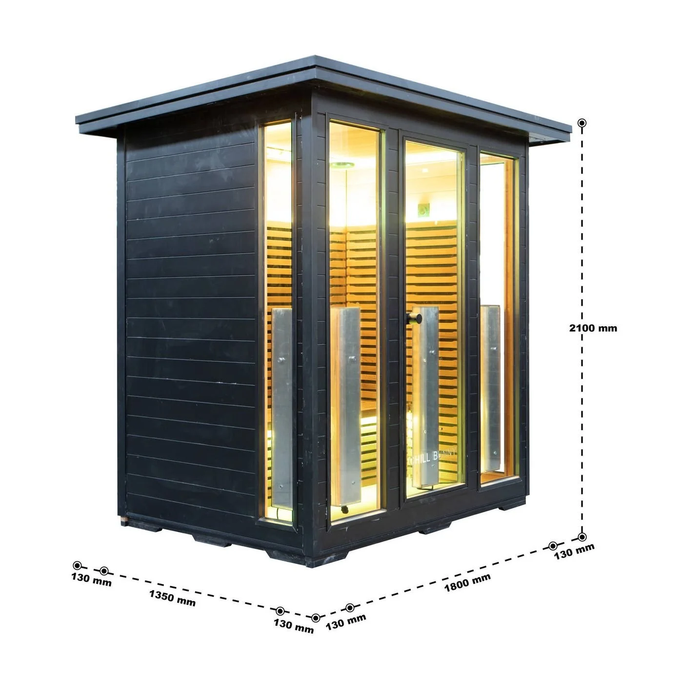 4 Person Outdoor Infrared Sauna (Cedar)