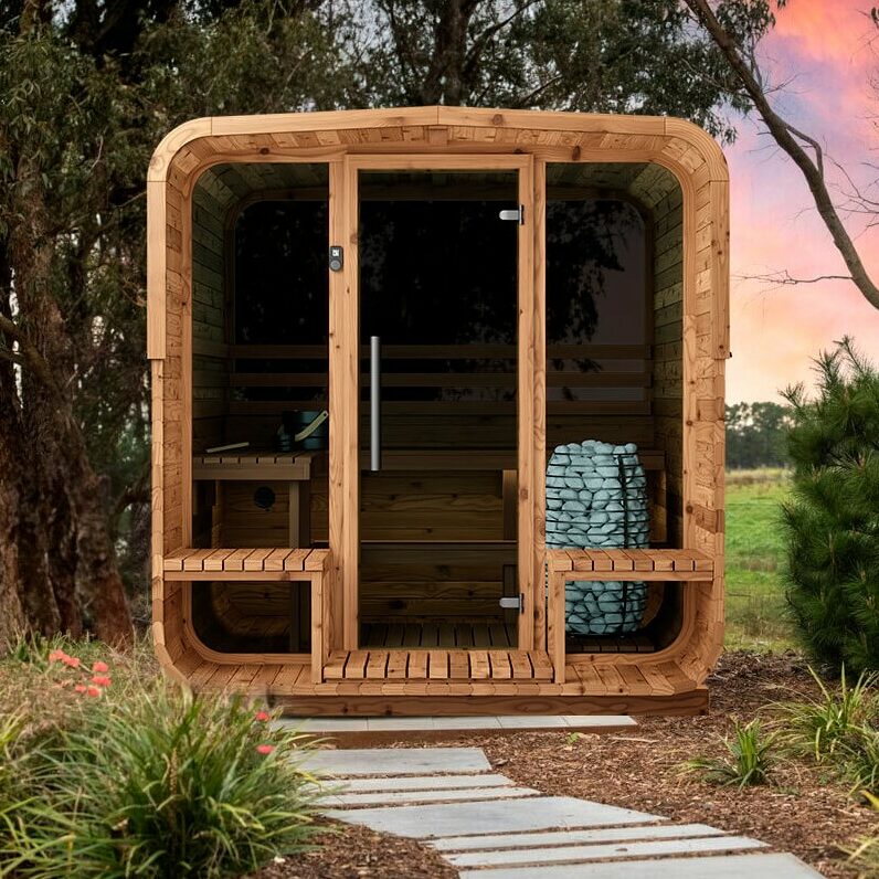 ‘Nora 250’ Outdoor Cube Sauna