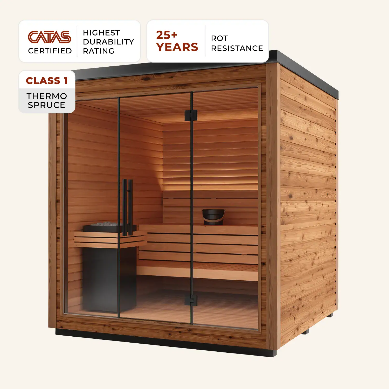 Outdoor Sauna | ‘Mira Large’