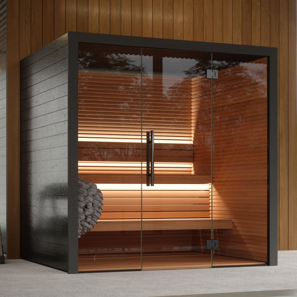 ‘Exelia’ Indoor Sauna – Black Edition