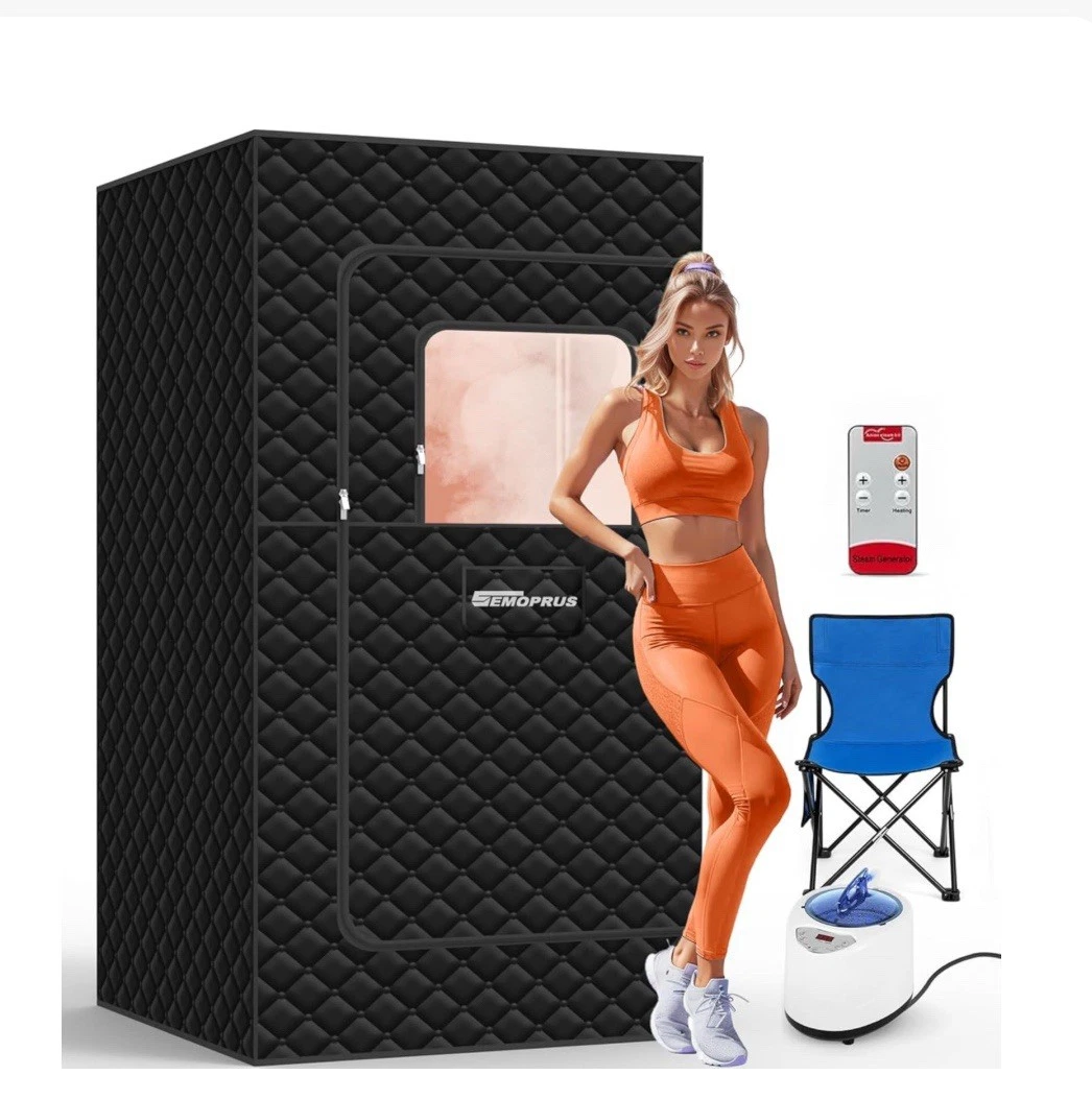 Semoprus Personal Steam Sauna Full Body Portable Sauna for Home Spa - B5