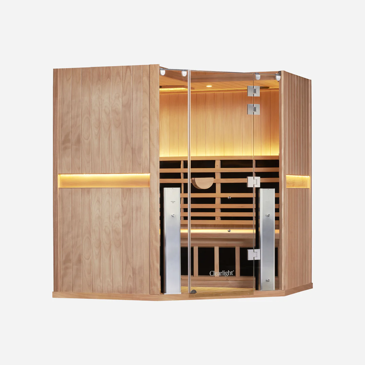 PremierÂ® Corner 4-Person Infrared Sauna