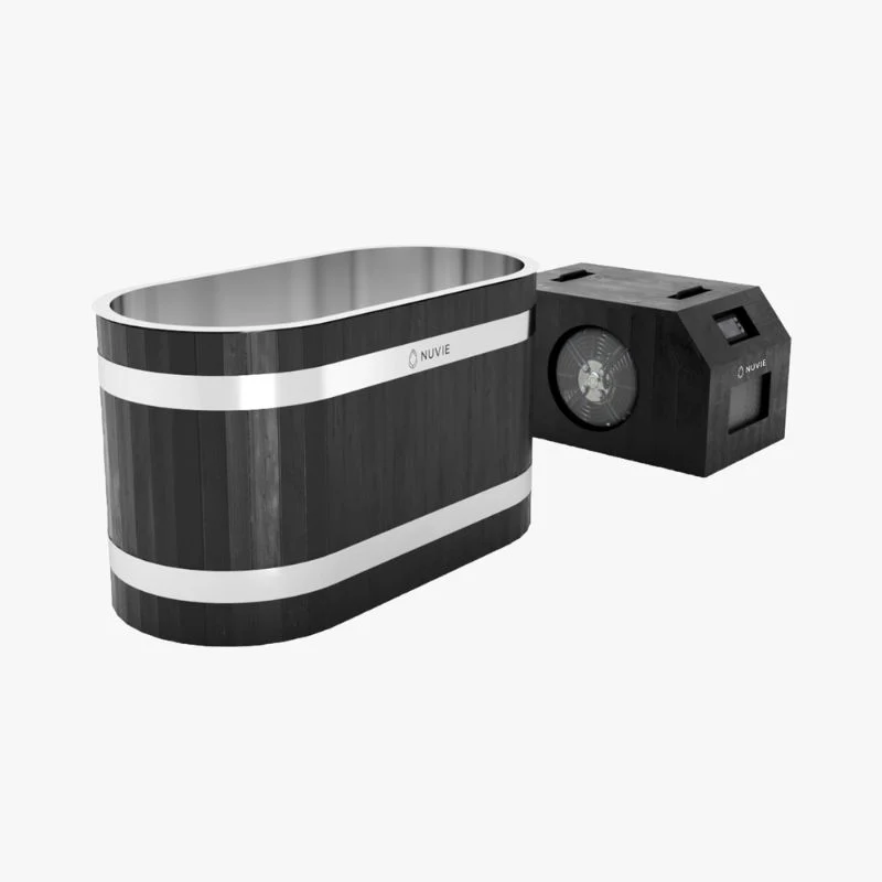 Nuvie Ember Pro Commercial Ice Bath & Hot Tub - Black