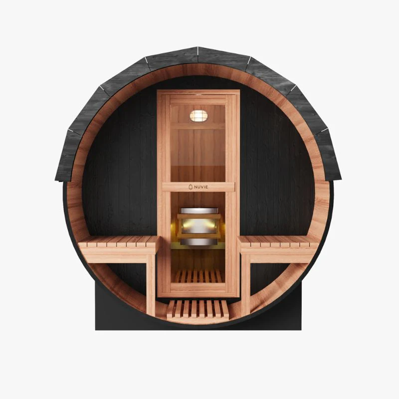 Nuvie Fusion 2-Person Hybrid Barrel Sauna