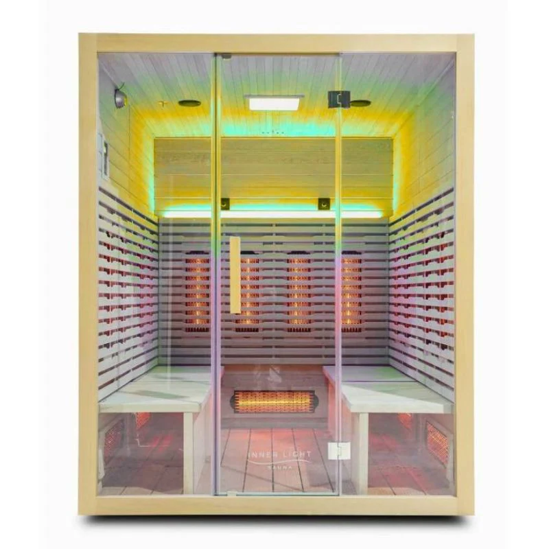 8-Person Seated Full-Spectrum Infrared Hot Yoga Sauna